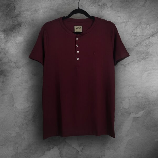 Camiseta Henley Algodão Egípcio LN7 - Imagem 3