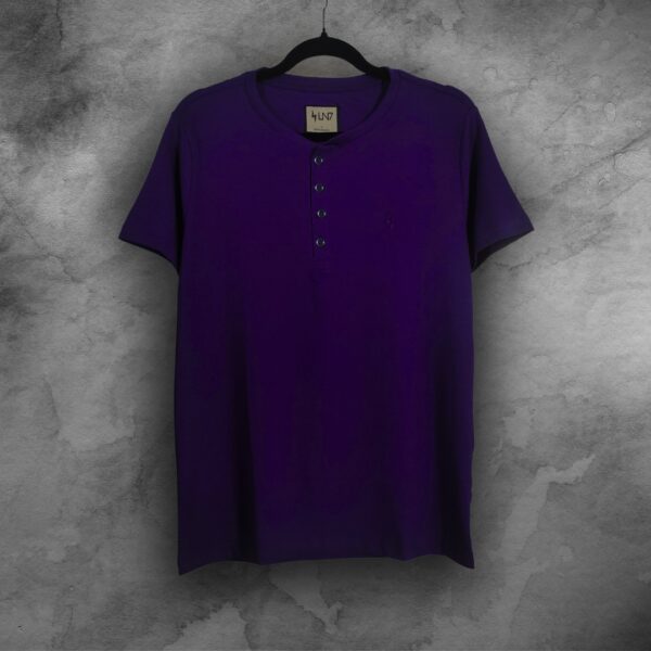 Camiseta Henley Algodão Egípcio LN7 - Imagem 4