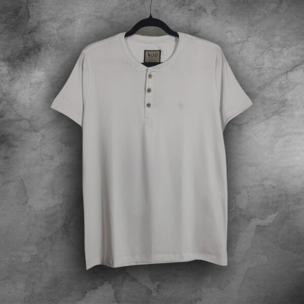 Camiseta Henley Algodão Egípcio LN7 - Imagem 5