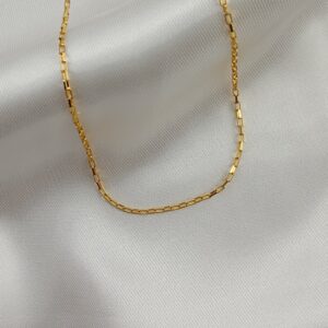 Corrente Cartier 61 Folheado Ouro