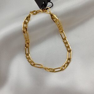 Pulseira Alternada 60 Folheada Ouro