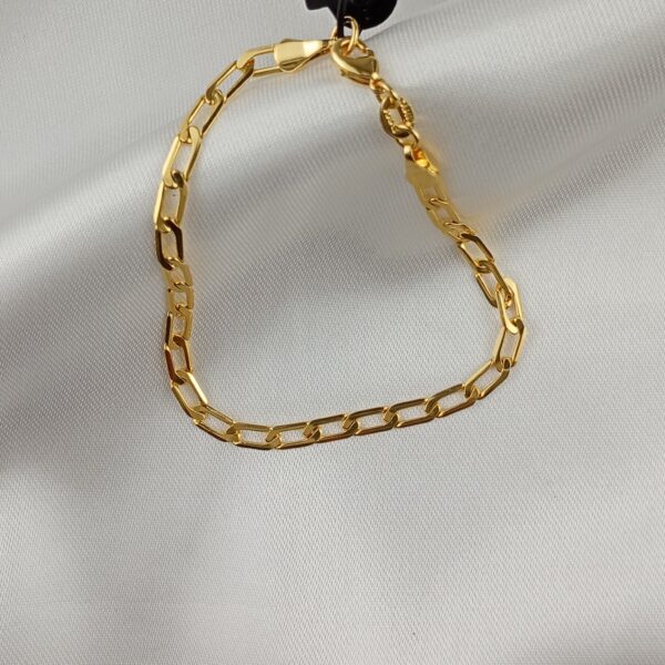 Pulseira Groumet 12 Folheada Ouro