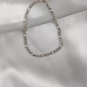 Pulseira Alternada 54 Folheada Prata