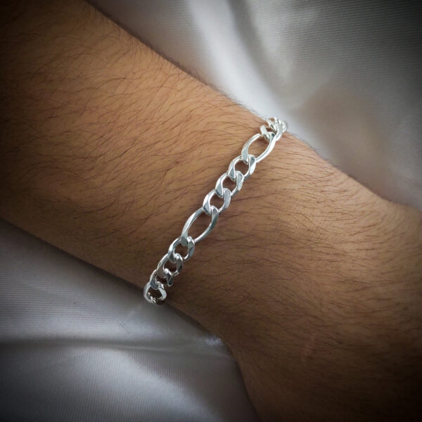 Pulseira Alternada 53 Folheada Prata - Imagem 2