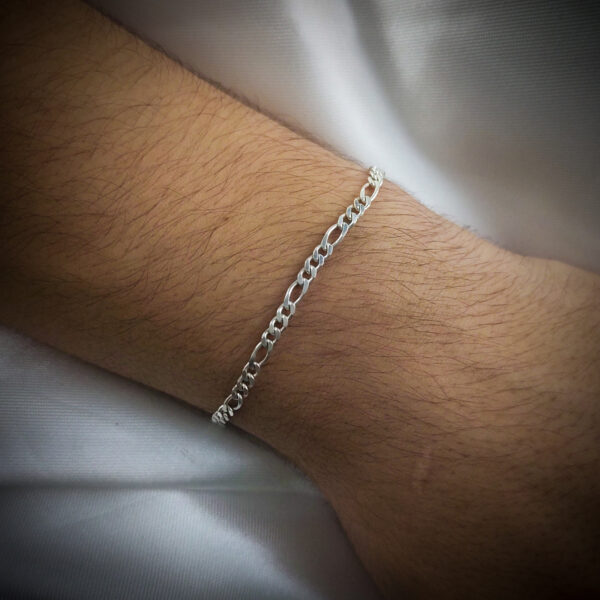 Pulseira Alternada 54 Folheada Prata - Imagem 2